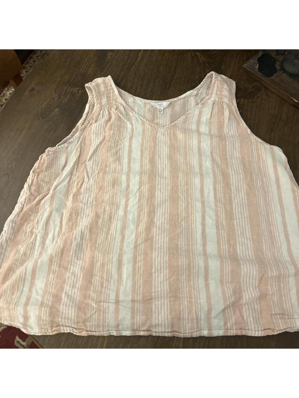 Time And Tru Women's Orange and Pink Vests-tanks-cami